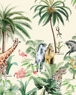 Creative Lab Amsterdam behang Jungle Horse Wallpaper