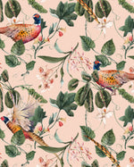 Creative Lab Amsterdam behang Floral Pheasant Wallpaper detail