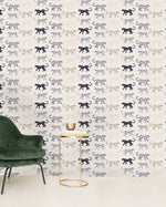 Creative Lab Amsterdam behang Funky Leopards Light Wallpaper