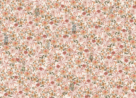 Creative Lab Amsterdam behang Cute mister Flower Wallpaper