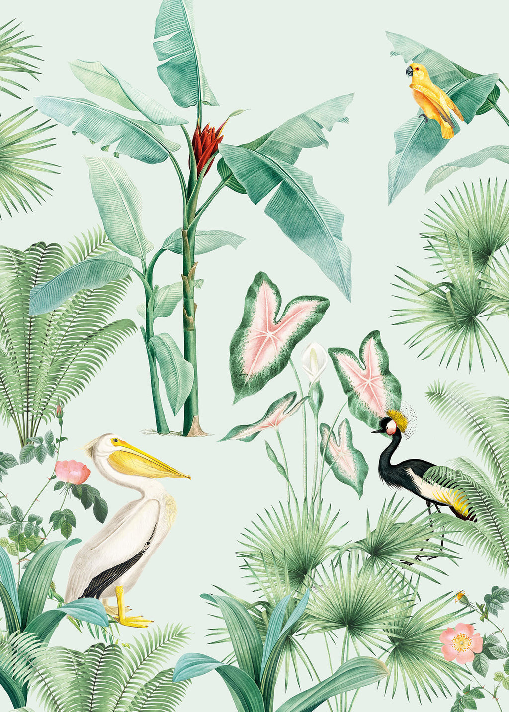 Creative Lab Amsterdam behang Pelican Wallpaper