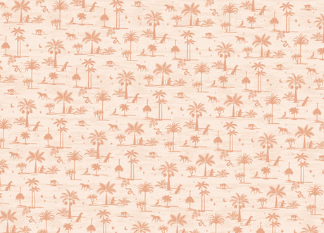 Creative Lab Amsterdam behang Jungle Silhouette Pink Wallpaper