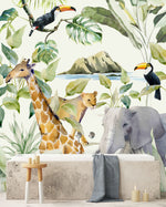 Creative Lab Amsterdam badkamer behang On the Island bathroom Wallpaper