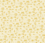 Creative Lab Amsterdam behang Jungle Silhouette Yellow Wallpaper