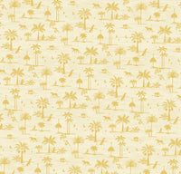 Creative Lab Amsterdam behang Jungle Silhouette Yellow Wallpaper