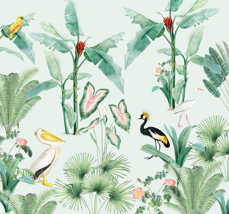 Creative Lab Amsterdam behang Pelican Wallpaper