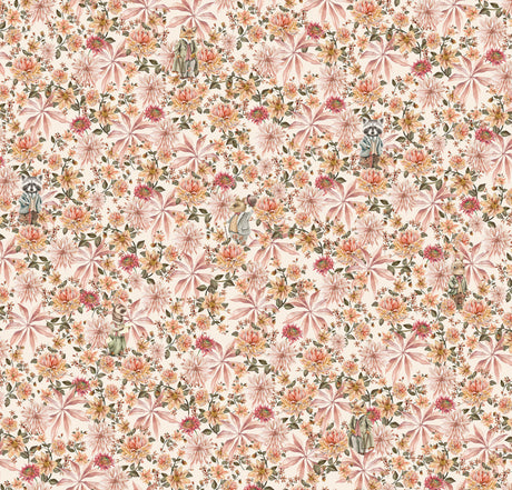 Creative Lab Amsterdam behang Cute mister Flower Wallpaper