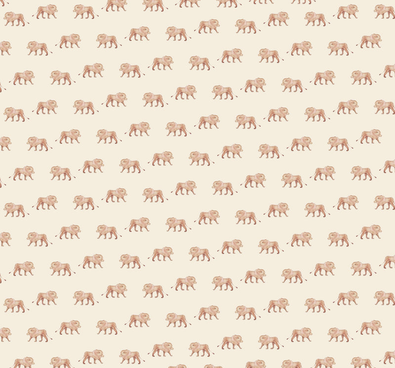 Creative Lab Amsterdam behang Safari King Wallpaper