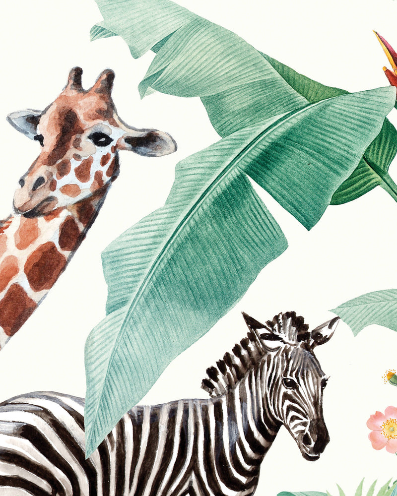 Creative Lab Amsterdam behang Jungle Circus Wallpaper detail