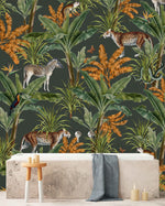 Creative Lab Amsterdam behang Mighty Jungle bathroom wallpaper