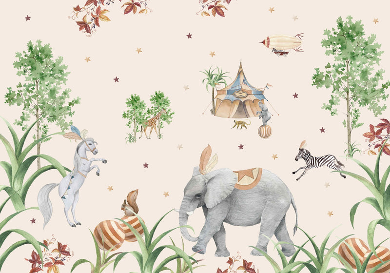 Creative Lab Amsterdam Elephant Wallpaper