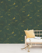 Creative Lab Amsterdam behang Stargazer Wallpaper Gold