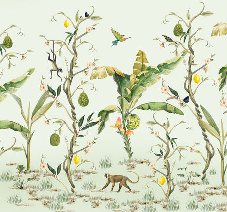 Creative Lab Amsterdam behang Monkey Life Wallpaper