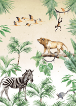 Creative Lab Amsterdam behang King of the Jungle Wallpaper