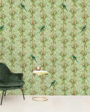 Creative Lab Amsterdam behang Canary Club Green Wallpaper 