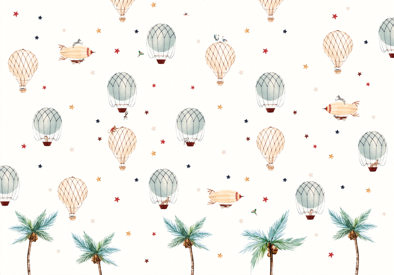 Creative Lab Amsterdam behang Little Balloon Wallpaper