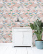 Creative Lab Amsterdam behang Fishes Wallpaper Pink