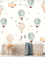 Creative Lab Amsterdam badkamer behang Little Balloon bathroom Wallpaper
