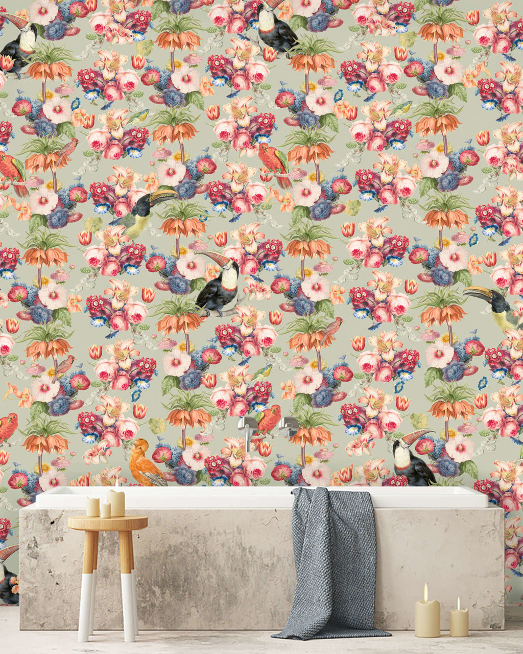 Creative Lab Amsterdam x Rijksmuseum badkamer behang Once upon a time Bathroom Wallpaper