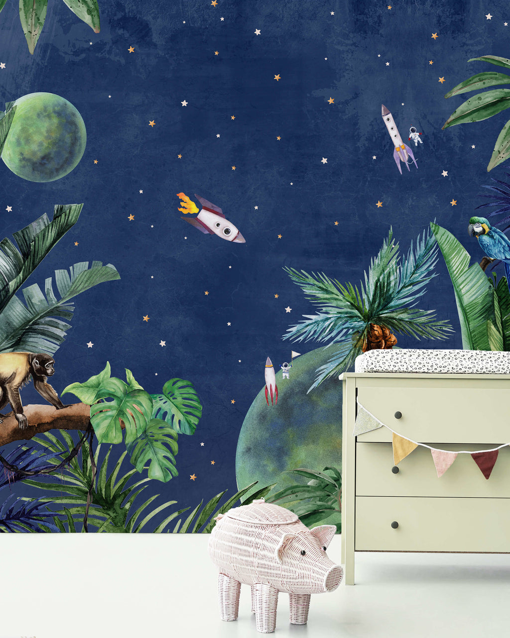 Creative Lab Amsterdam behang From Jungle to Space Wallpaper