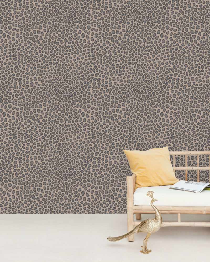 Creative Lab Amsterdam behang Rocky Leopard Wallpaper