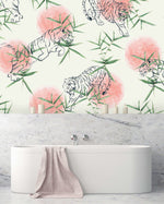 Creative Lab Amsterdam badkamer behang Blood Moon bathroom Wallpaper