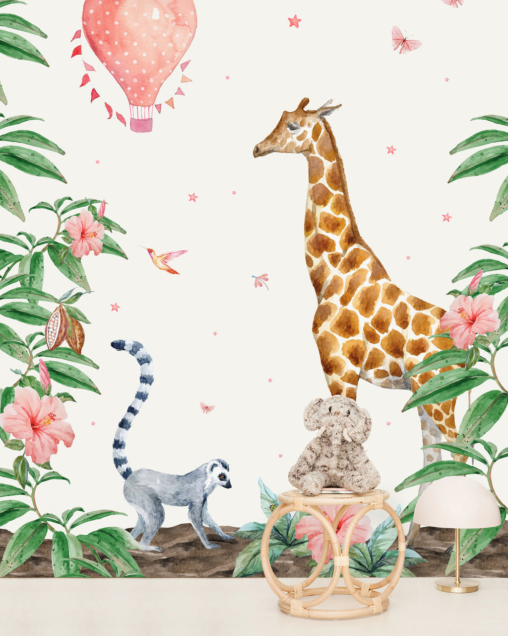 Creative Lab Amsterdam behang Giraffe Wallpaper