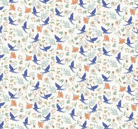 Creative Lab Amsterdam behang Paisley Parrot Wallpaper