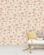 Creative Lab Amsterdam behang Jungle Silhouette Pink Wallpaper