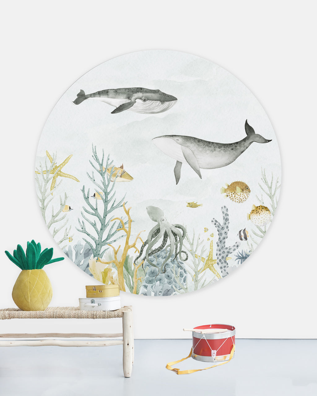 Creative Lab Amsterdam Sealife blue Wallpaper