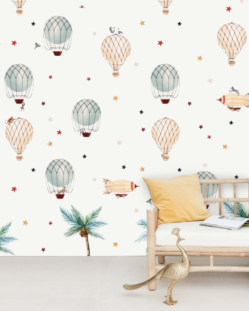 Creative Lab Amsterdam behang Little Balloon Wallpaper