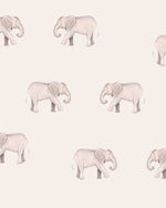 Creative Lab Amsterdam behang Safari Elephants Wallpaper