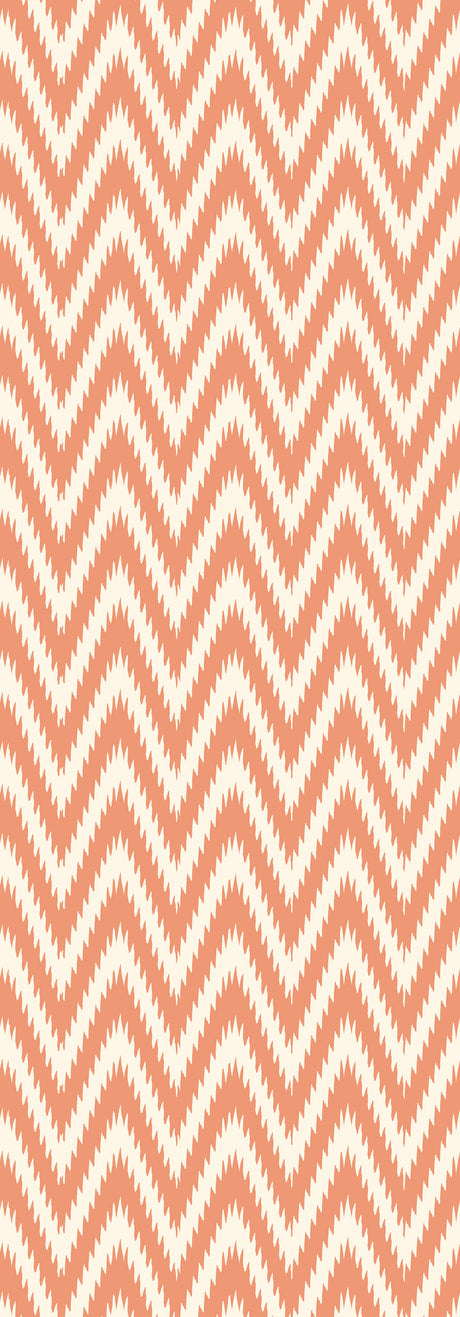Creative Lab Amsterdam behang Ikat Orange Wallpaper