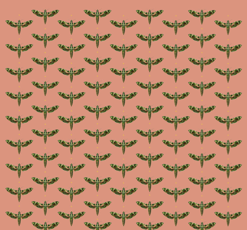 Creative Lab Amsterdam Dusty Pink Wallpaper Gold