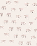 Creative Lab Amsterdam behang Safari Elephants Wallpaper