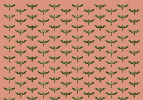 Creative Lab Amsterdam Dusty Pink Wallpaper Gold