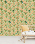 Creative Lab Amsterdam behang Canary Club Orange Wallpaper