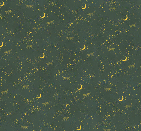 Creative Lab Amsterdam behang Stargazer Wallpaper Gold