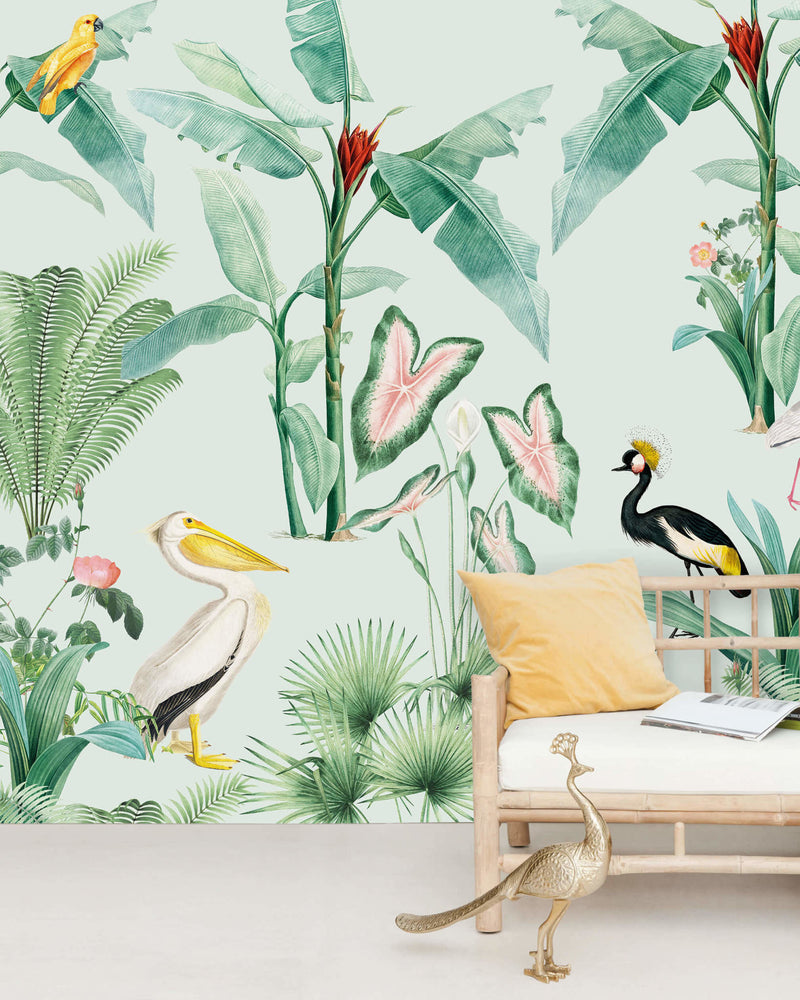 Creative Lab Amsterdam behang Pelican wallpaper