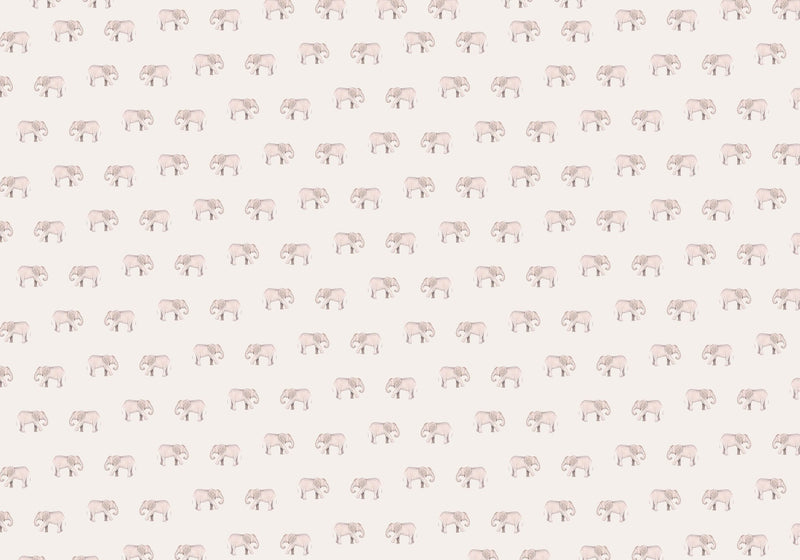 Creative Lab Amsterdam behang Safari Elephants Wallpaper