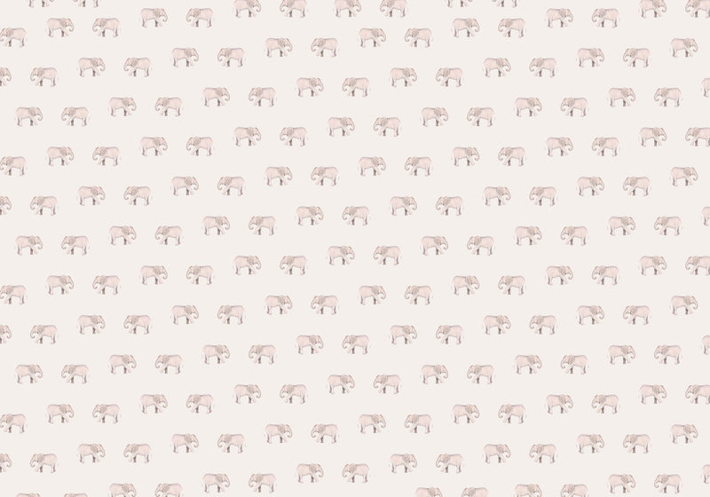 Creative Lab Amsterdam behang Safari Elephants Wallpaper
