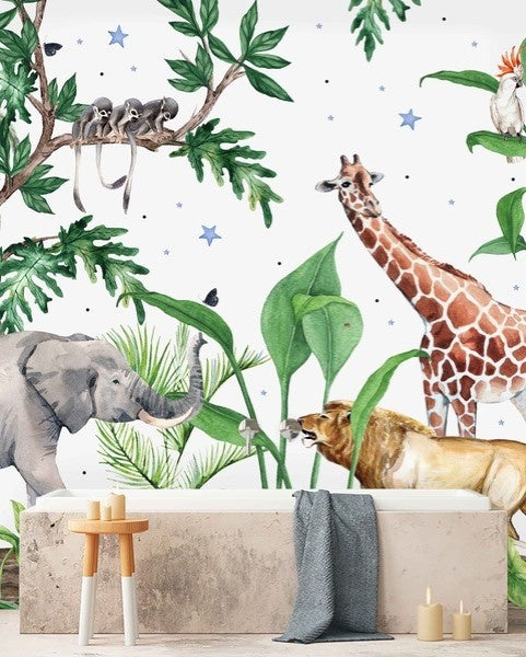 Creative Lab Amsterdam badkamer behang Chantal Bles Josh bathroom Wallpaper