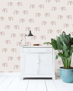 Creative Lab Amsterdam behang Safari Elephants Wallpaper