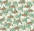 Creative Lab Amsterdam behang Parrot Fish Wallpaper