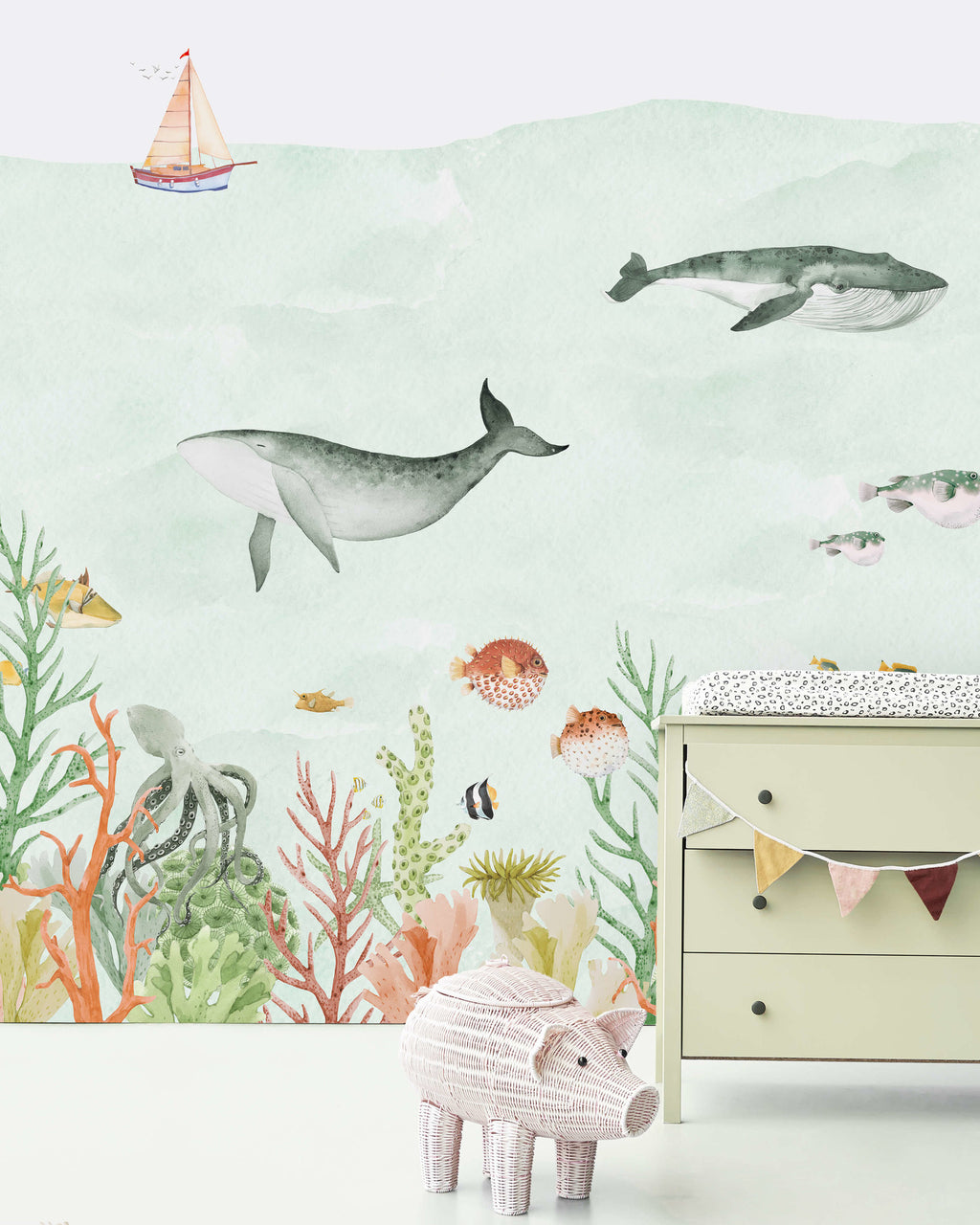 Creative Lab Amsterdam Sealife Coral Wallpaper