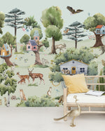 Creative Lab Amsterdam behang Treehouse in the Forest Wallpaper