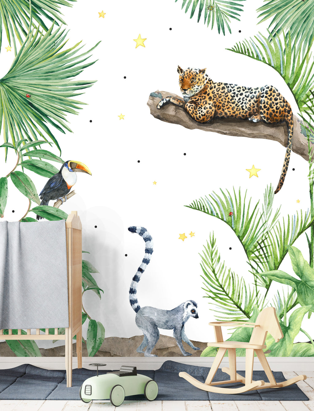 Creative Lab Amsterdam behang Jungle Tiger Wallpaper