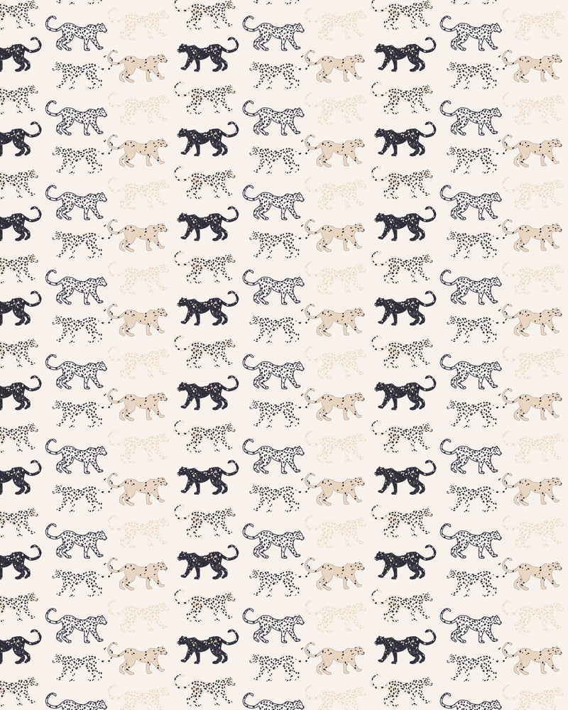 Creative Lab Amsterdam behang Funky Leopards Light Wallpaper