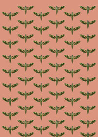 Creative Lab Amsterdam Dusty Pink Wallpaper Gold