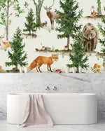 Creative Lab Amsterdam Forest Life bathroom Wallpaper